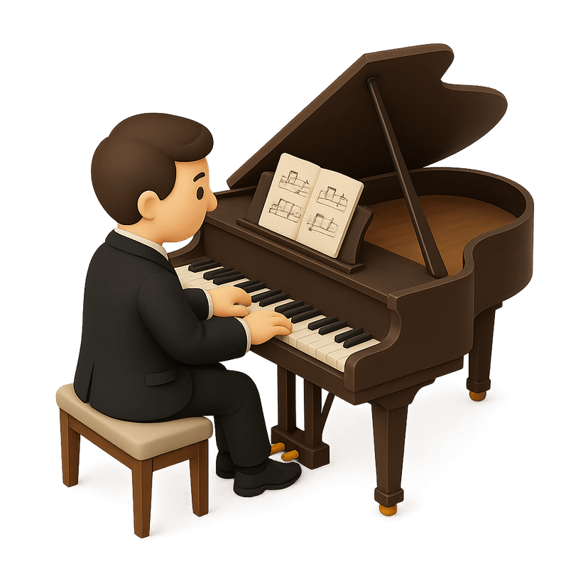 Lecții de pian pentru adulți la Clasa De Canto